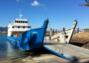 Hercules Landing Barge Ramp Down