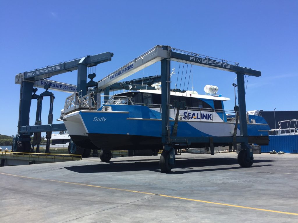 passenger ferry refit travel lift sealink