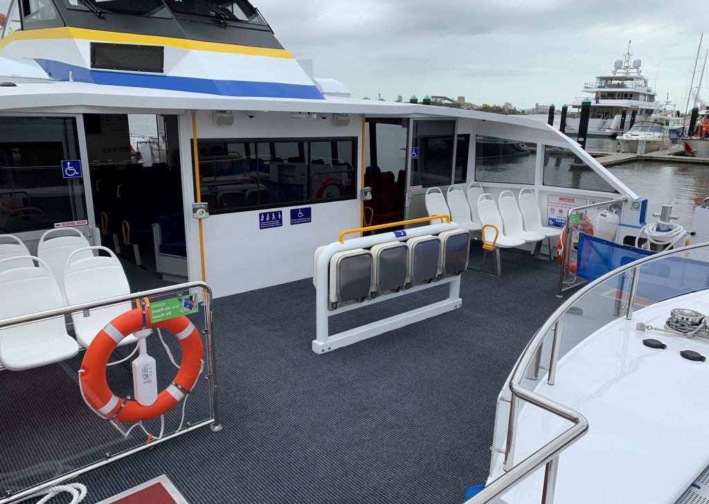 new brisbane city cat foredeck