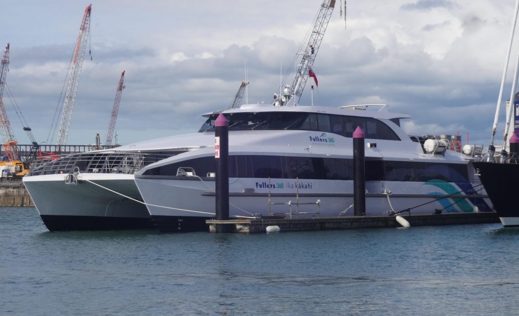 IKO KAKAHI 35m aluminium passenger ferry in port