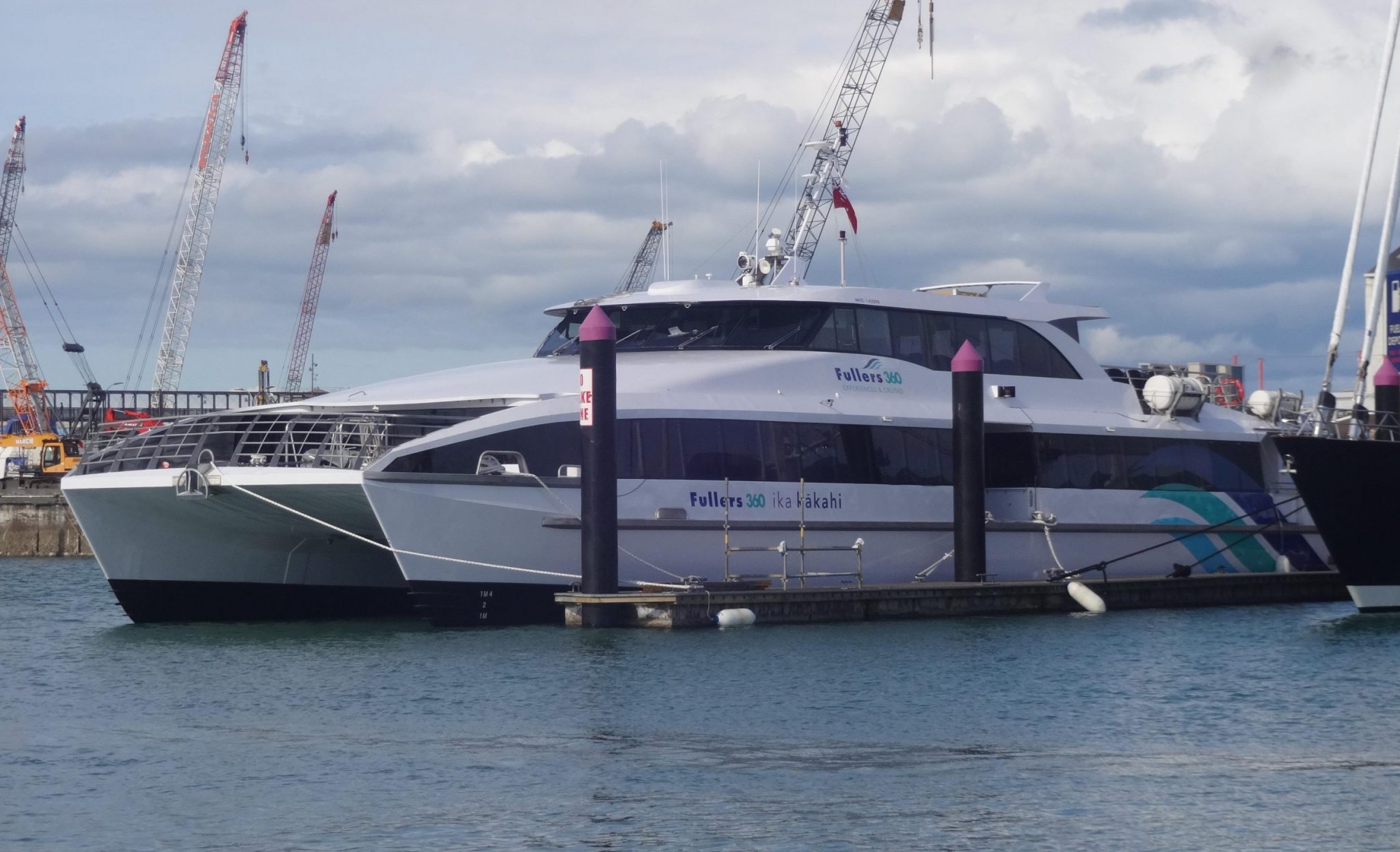 IKO KAKAHI 35m aluminium passenger ferry in port