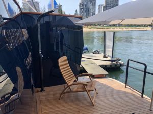 superyacht refit swim platform extension