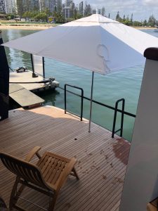 superyacht refit swim platform extension