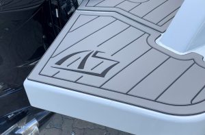 closeup of deck detail