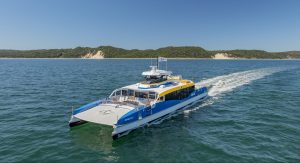 citycat mianjin ii on moreton bay sea trials