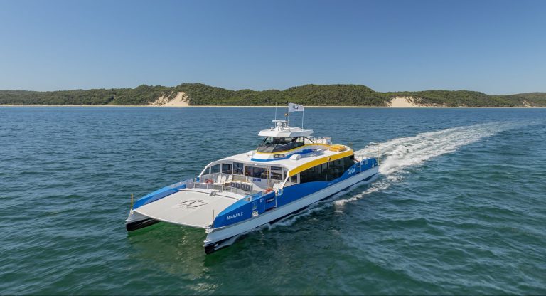 citycat mianjin ii on moreton bay sea trials