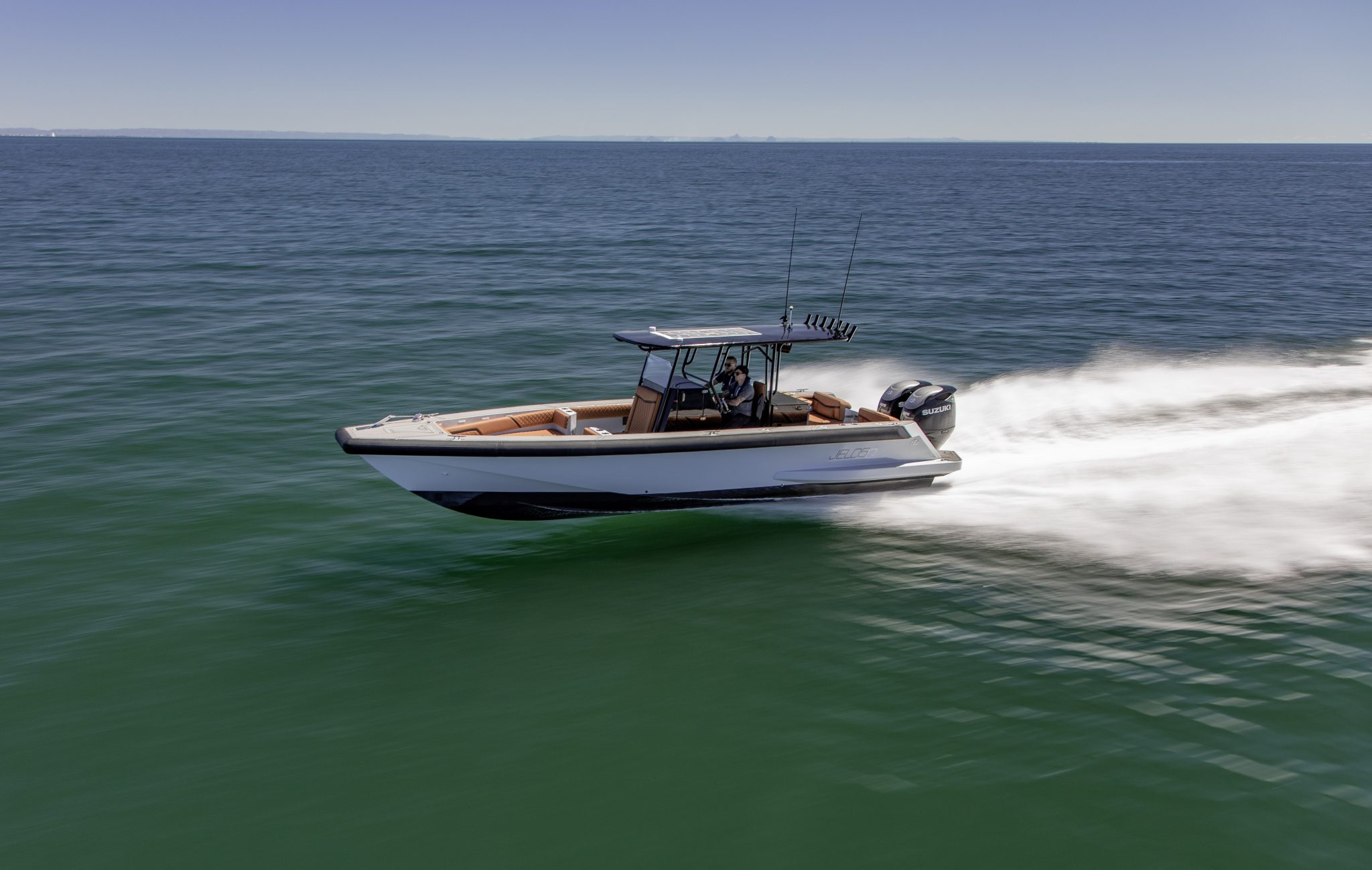 speedboat going fast