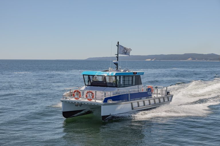 nereus 12m work boat on moreton bay