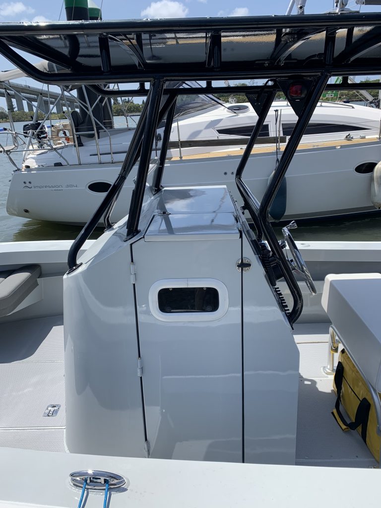 custom plate boat centre console